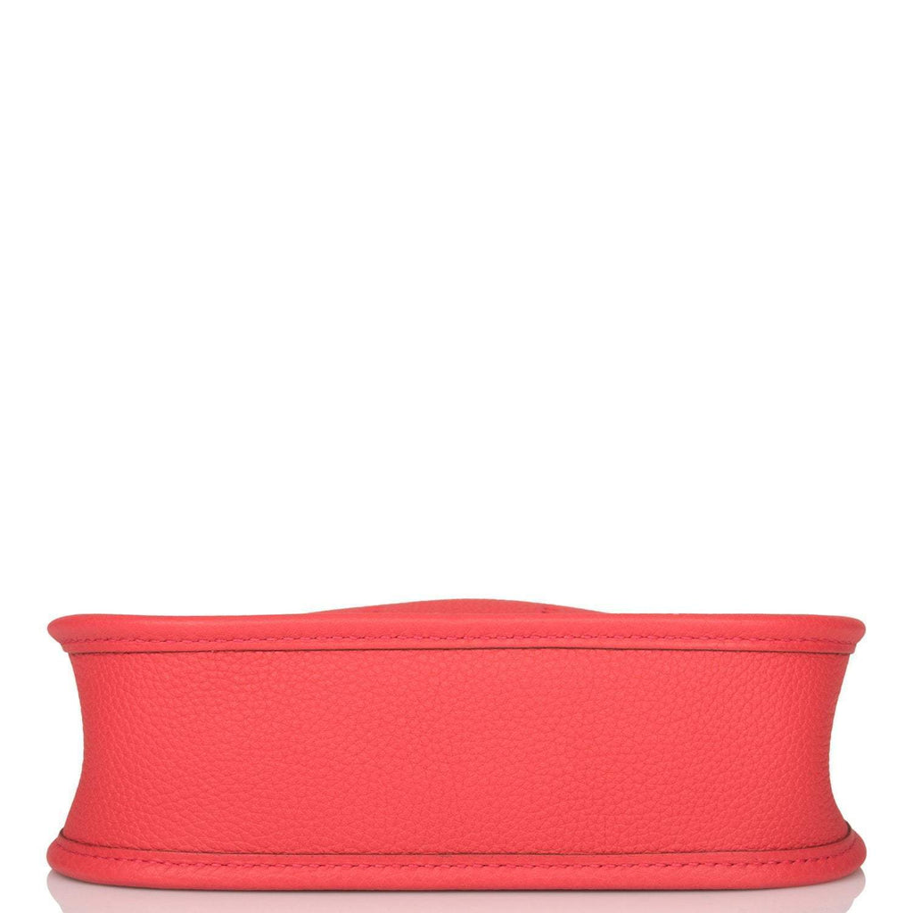 Hermes Bougainvillea Clemence Evelyne TPM Bag Palladium Hardware