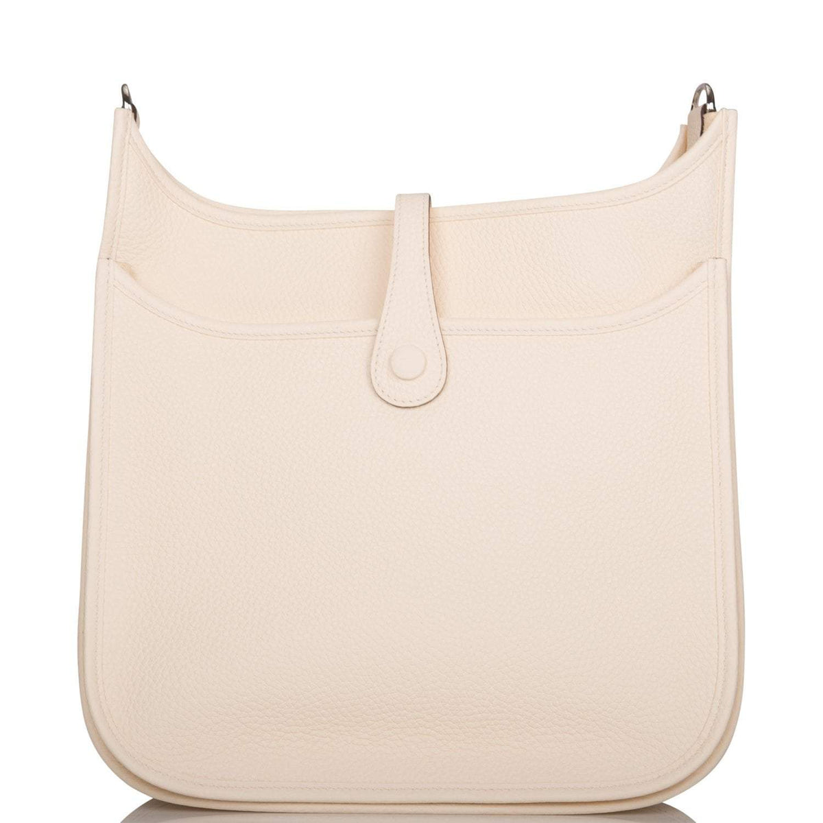 Hermes Nata Clemence Evelyne III PM Bag Palladium Hardware