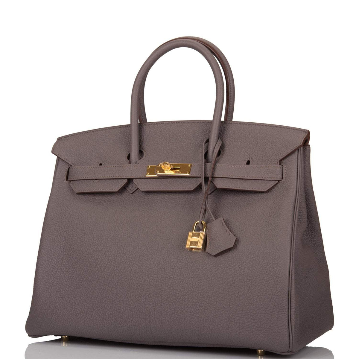 Hermes Etain Togo Birkin 35cm Gold Hardware