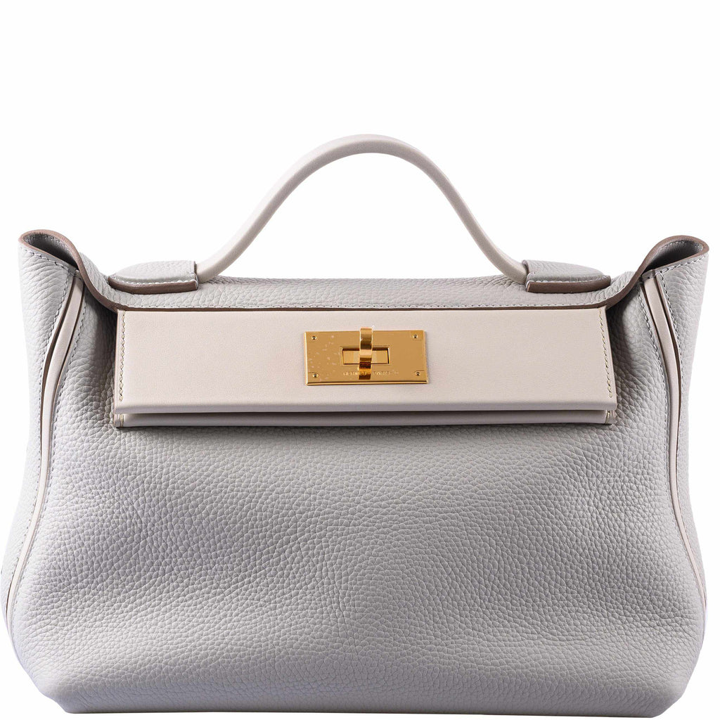 Hermes 24/24 29 Gris Perle Togo Beton Swift Gold Hardware