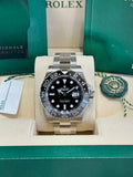 Rolex GMT-Master II 40 126710GRNR Black Dial Watch