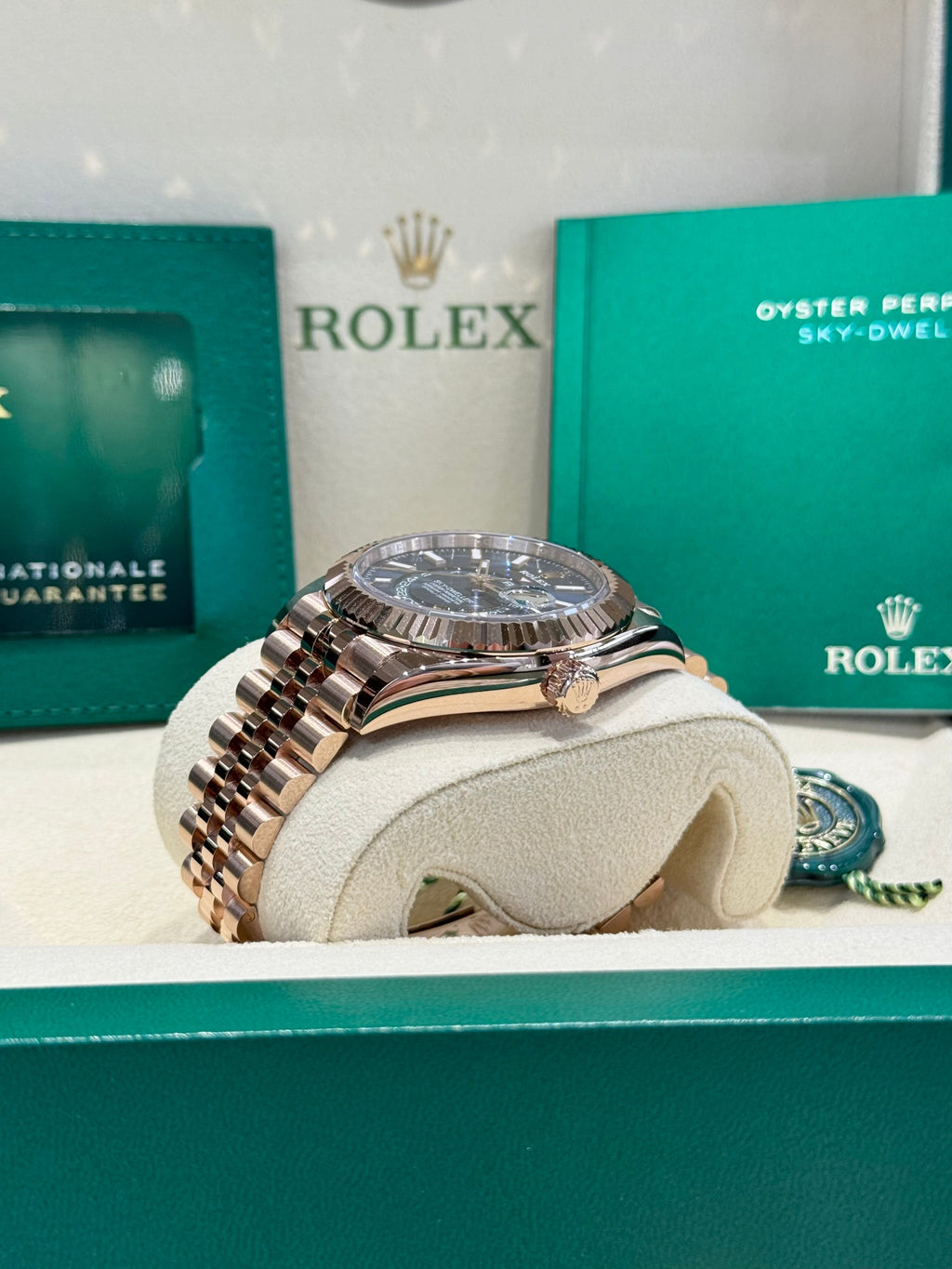 Rolex Sky-Dweller 42 336935 Blue-Green Dial Watch