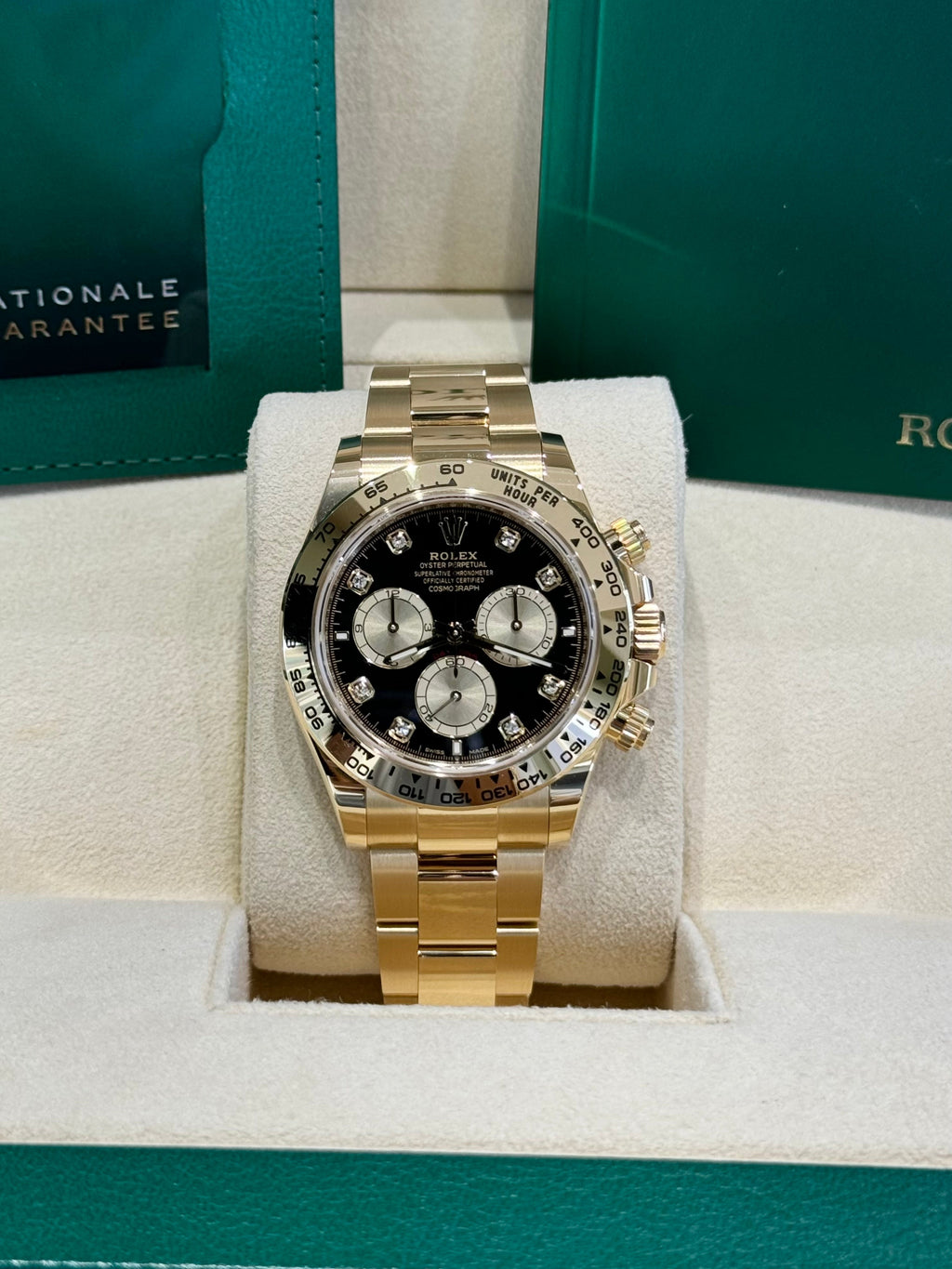 Rolex Daytona 40 126508 Black Diamond Dial Watch
