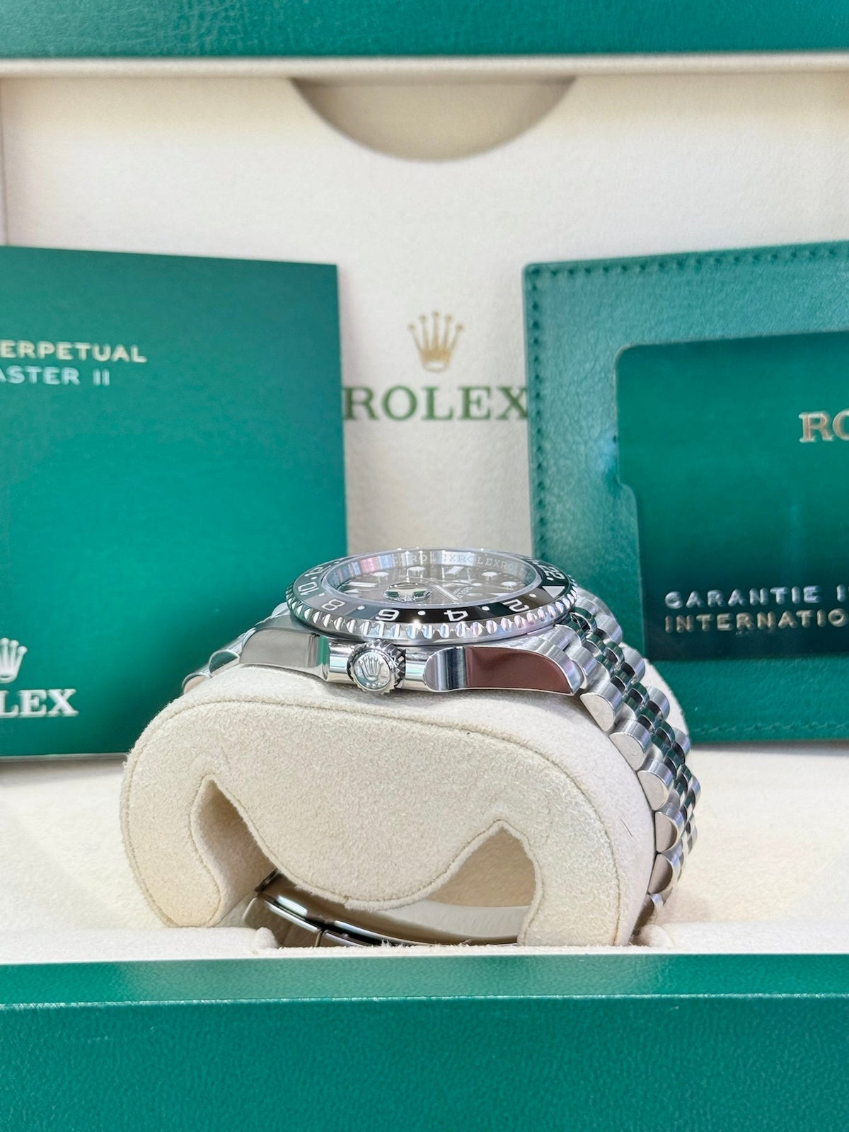 Rolex GMT-Master II 40 126710GRNR Black Dial Watch