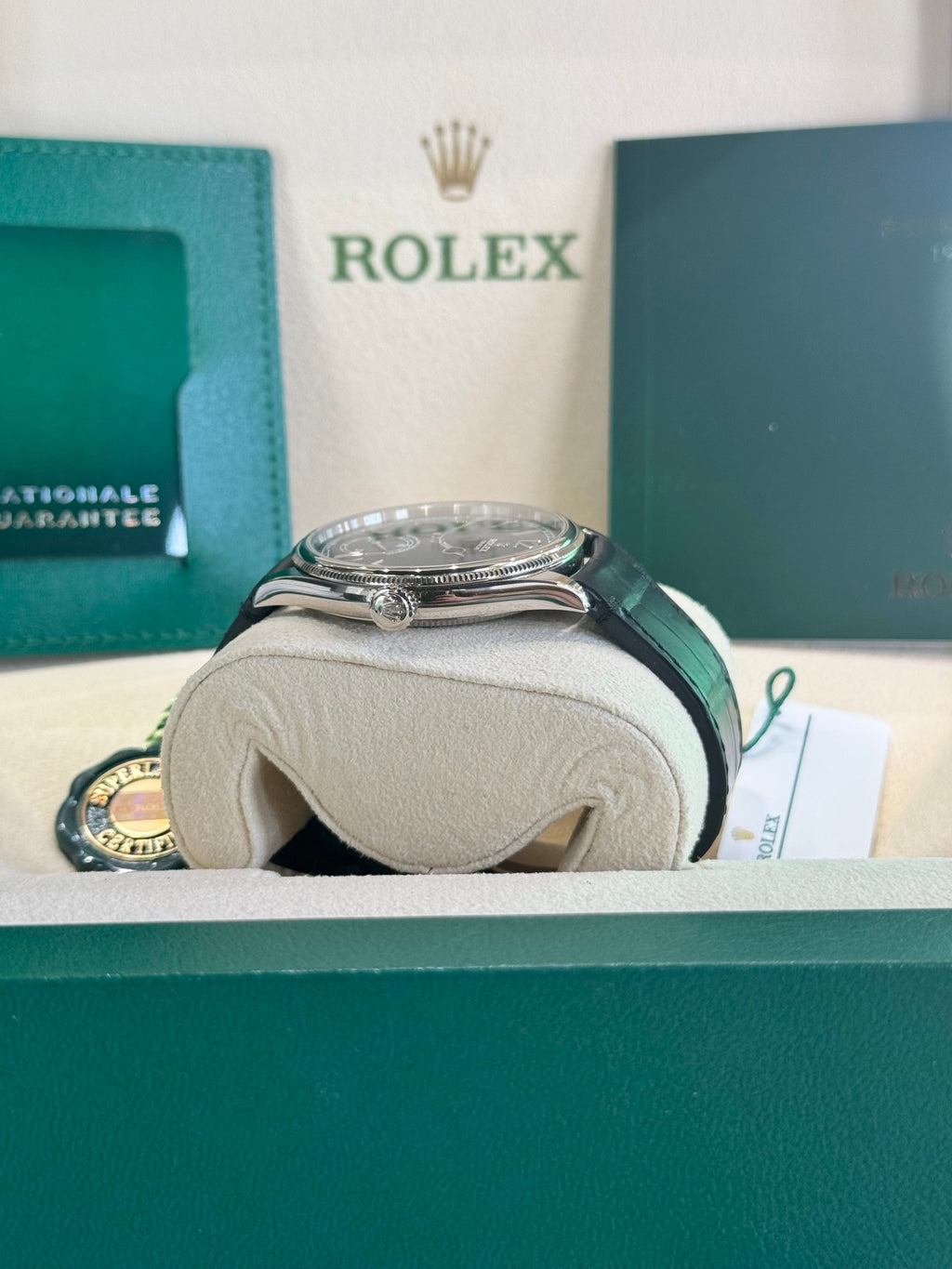 Rolex 1908 39 52509 Black Dial Watch