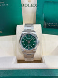 Rolex Oyster Perpetual 36 126000 Green Dial Watch