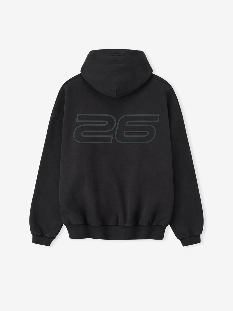 Fear of God Essentials Heavy Fleece 90s Hoodie Black