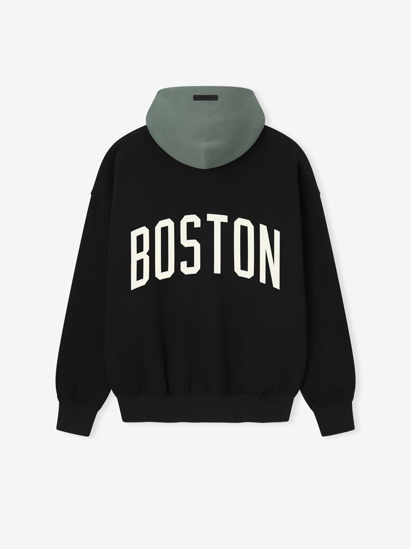 Fear of God Essentials x Boston Celtics Sport Hoodie Black Green