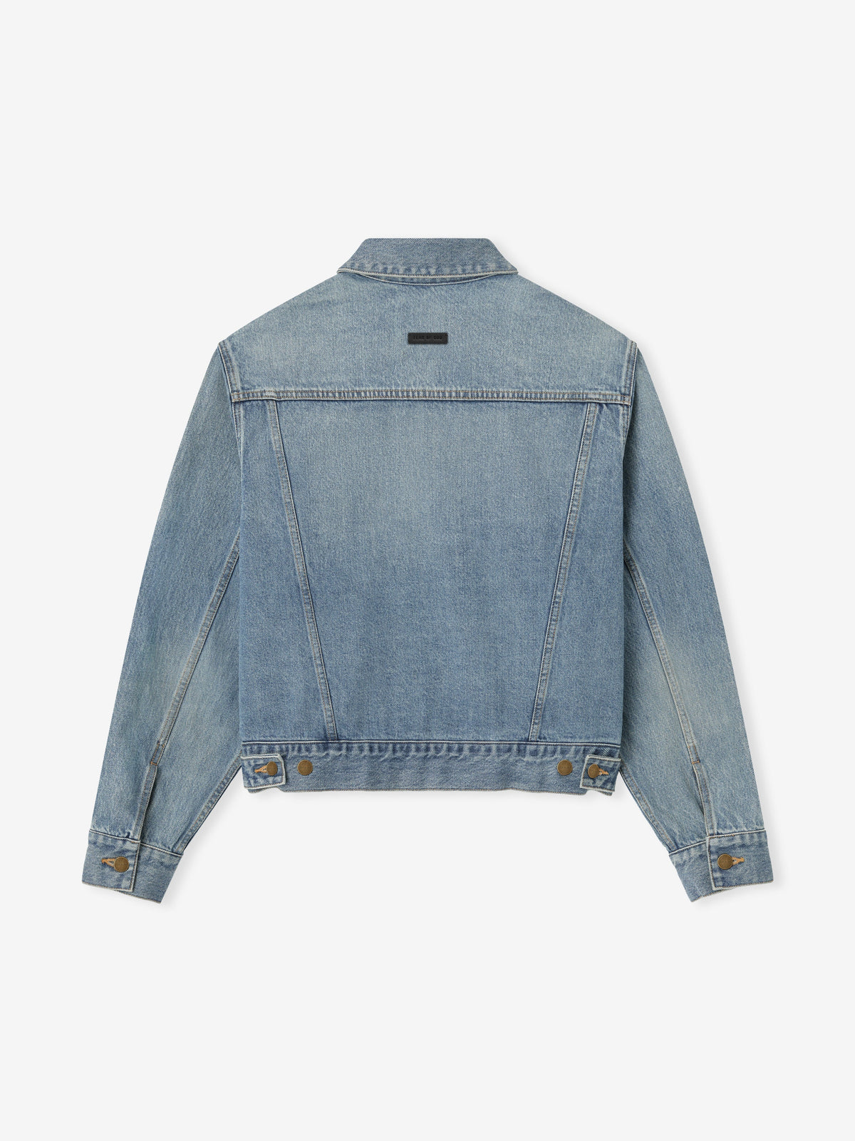 Fear of God Essentials Denim Trucker Jacket Light Indigo