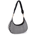 Bag Ag Woman Woven Vegan Leather Hobo Handbag