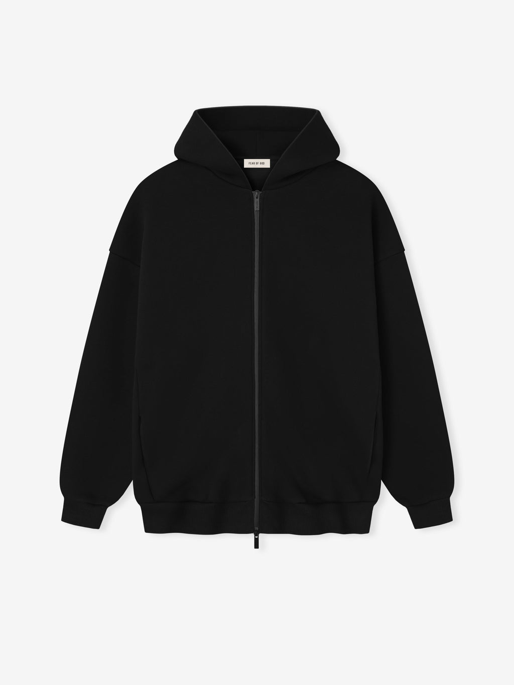 Fear of God Athletics Full Zip Up Hoodie Black