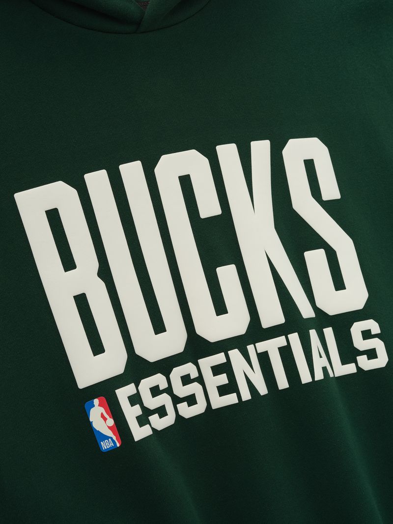 Fear of God Essentials Bucks Sport Hoodie NBA Dark Green