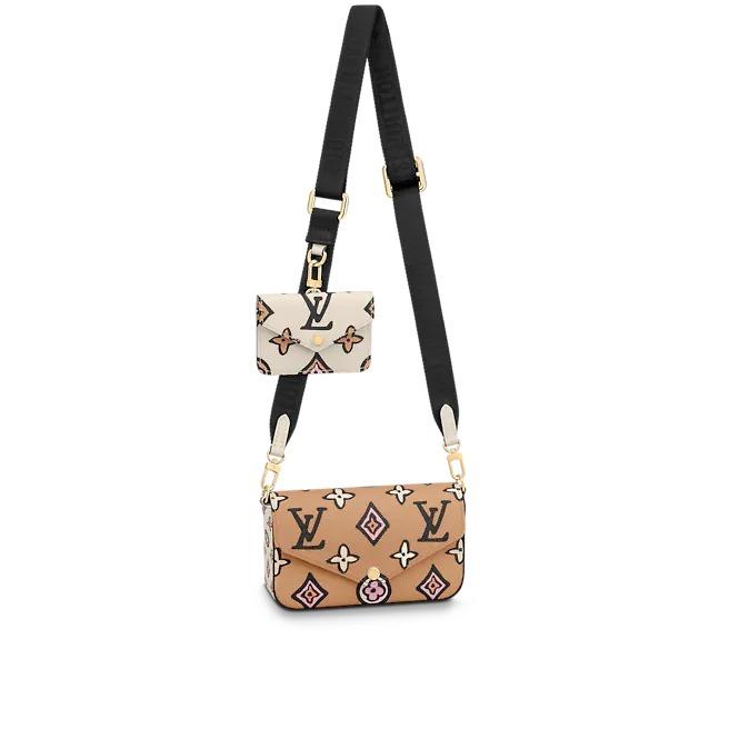 Louis Vuitton Félicie Strap & Go Wild at Heart front view

