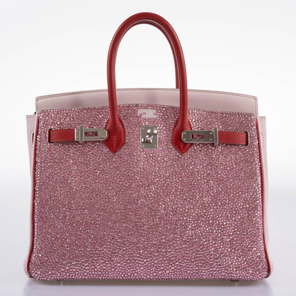 Flap stitching detail showcasing Hermes craftsmanship