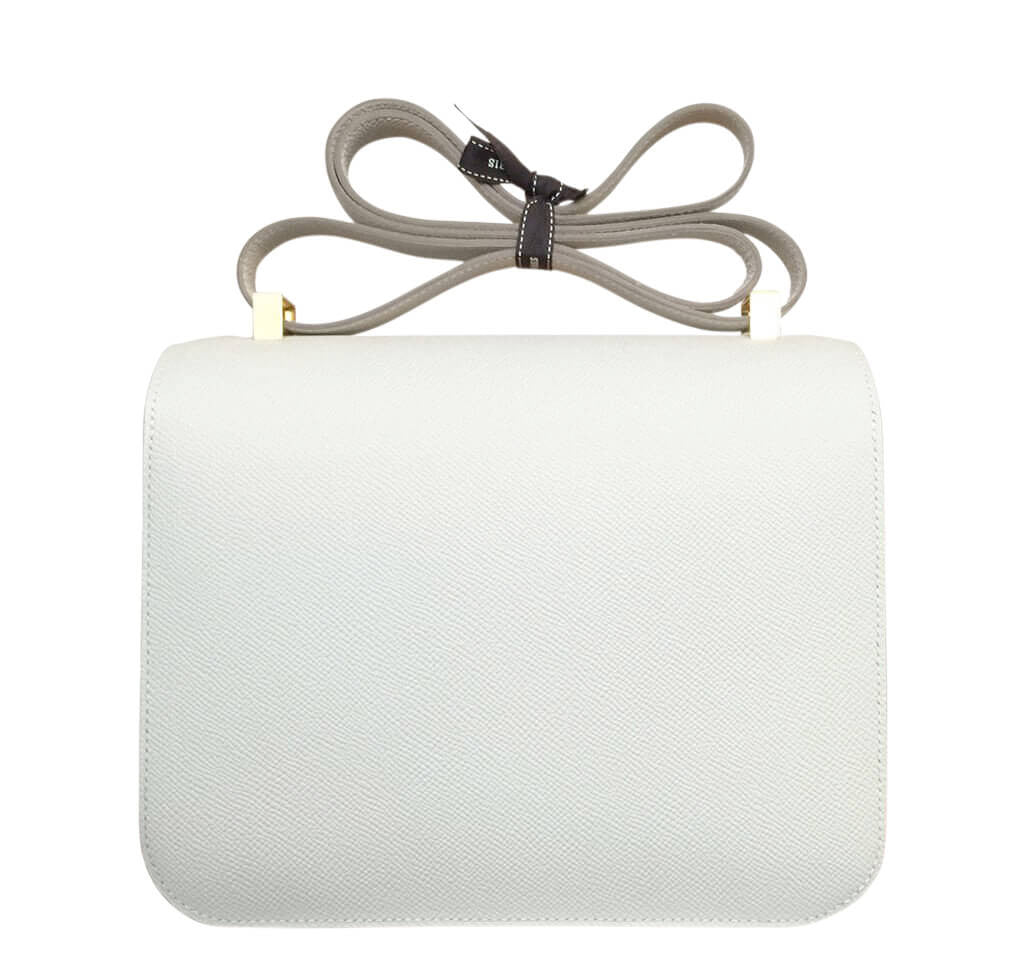 Hermès Constance 24cm Craie Epsom Leather Gold Hardware
