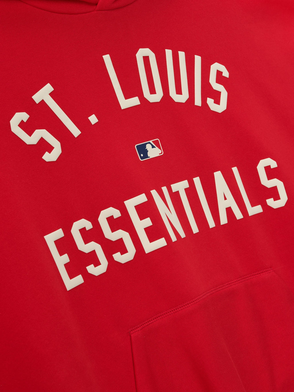 Fear of God Essentials Cardinals Sport Hoodie MLB Red